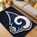 nfl los angeles rams football team logo sport carpet area rug home decor gift living room lar103