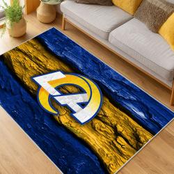 NFL Los Angeles Rams Football Team Logo Sport Carpet Area Rug Home Decor Gift LAR104