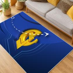 NFL Los Angeles Rams Football Team Logo Sport Carpet Area Rug Home Decor Gift LAR106