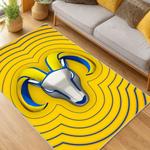 nfl los angeles rams football team logo sport carpet area rug home decor gift living room lar116