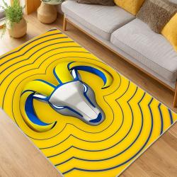 NFL Los Angeles Rams Football Team Logo Sport Carpet Area Rug Home Decor Gift LAR116