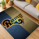 nfl los angeles rams football team logo sport carpet area rug home decor gift living room lar120