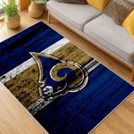 nfl los angeles rams football team logo sport carpet area rug home decor gift living room lar122