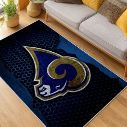NFL Los Angeles Rams Football Team Logo Sport Carpet Area Rug Home Decor Gift LAR123