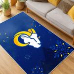 nfl los angeles rams football team logo sport carpet area rug home decor gift living room lar125