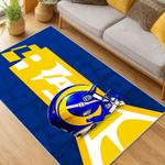 nfl los angeles rams football team logo sport carpet area rug home decor gift living room lar128