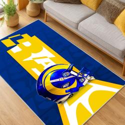NFL Los Angeles Rams Football Team Logo Sport Carpet Area Rug Home Decor Gift LAR128