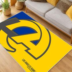 NFL Los Angeles Rams Football Team Logo Sport Carpet Area Rug Home Decor Gift LAR129