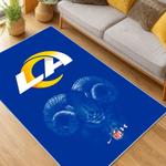 nfl los angeles rams football team logo sport carpet area rug home decor gift living room lar138