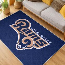 NFL Los Angeles Rams Football Team Logo Sport Carpet Area Rug Home Decor Gift LAR143