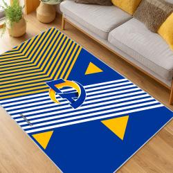 NFL Los Angeles Rams Football Team Logo Sport Carpet Area Rug Home Decor Gift LAR147