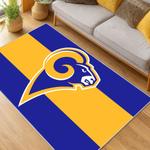 nfl los angeles rams football team logo sport carpet area rug home decor gift living room lar150