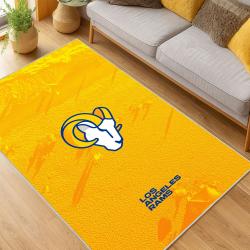 NFL Los Angeles Rams Football Team Logo Sport Carpet Area Rug Home Decor Gift LAR160