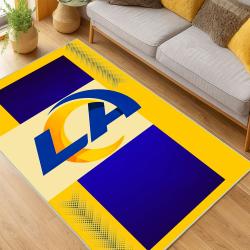 NFL Los Angeles Rams Football Team Logo Sport Carpet Area Rug Home Decor Gift LAR167