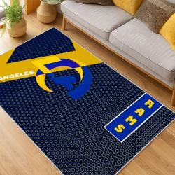NFL Los Angeles Rams Football Team Logo Sport Carpet Area Rug Home Decor Gift LAR178