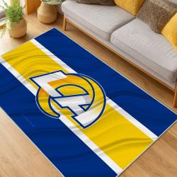 NFL Los Angeles Rams Football Team Logo Sport Carpet Area Rug Home Decor Gift LAR179