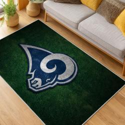NFL Los Angeles Rams Football Team Logo Sport Carpet Area Rug Home Decor Gift LAR183