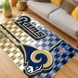 NFL Los Angeles Rams Football Team Logo Sport Carpet Area Rug Home Decor Gift LAR187