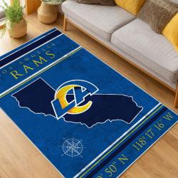 NFL Los Angeles Rams Football Team Logo Sport Carpet Area Rug Home Decor Gift LAR191