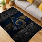 nfl los angeles rams football team logo sport carpet area rug home decor gift living room lar196