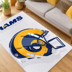 NFL Los Angeles Rams Football Team Logo Sport Carpet Area Rug Home Decor Gift LAR201
