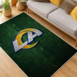 NFL Los Angeles Rams Football Team Logo Sport Carpet Area Rug Home Decor Gift LAR202