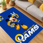 nfl los angeles rams football team logo sport carpet area rug home decor gift living room lar206