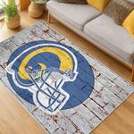 nfl los angeles rams football team logo sport carpet area rug home decor gift living room lar209