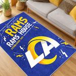 nfl los angeles rams football team logo sport carpet area rug home decor gift living room lar211