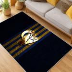nfl los angeles rams football team logo sport carpet area rug home decor gift living room lar215