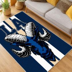 NFL Los Angeles Rams Football Team Logo Sport Carpet Area Rug Home Decor Gift LAR217