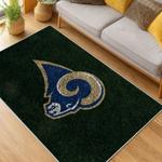 nfl los angeles rams football team logo sport carpet area rug home decor gift living room lar218