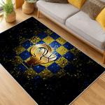 nfl los angeles rams football team logo sport carpet area rug home decor gift living room lar219