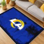 nfl los angeles rams football team logo sport carpet area rug home decor gift living room lar222