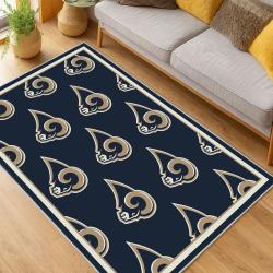 NFL Los Angeles Rams Football Team Logo Sport Carpet Area Rug Home Decor Gift LAR228