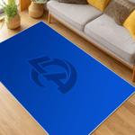 nfl los angeles rams football team logo sport carpet area rug home decor gift living room lar230