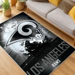 nfl los angeles rams football team logo sport carpet area rug home decor gift living room lar231