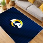 nfl los angeles rams football team logo sport carpet area rug home decor gift living room lar242