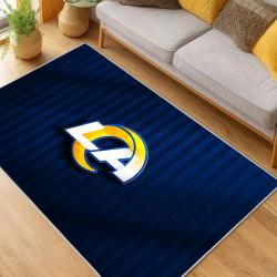 NFL Los Angeles Rams Football Team Logo Sport Carpet Area Rug Home Decor Gift LAR242
