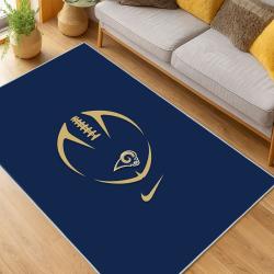 NFL Los Angeles Rams Football Team Logo Sport Carpet Area Rug Home Decor Gift LAR244