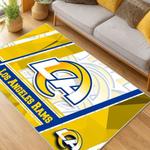 nfl los angeles rams football team logo sport carpet area rug home decor gift living room lar254