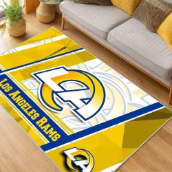 NFL Los Angeles Rams Football Team Logo Sport Carpet Area Rug Home Decor Gift LAR254