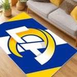 nfl los angeles rams football team logo sport carpet area rug home decor gift living room lar257