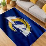nfl los angeles rams football team logo sport carpet area rug home decor gift living room lar259