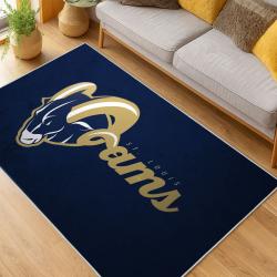 NFL Los Angeles Rams Football Team Logo Sport Carpet Area Rug Home Decor Gift LAR261