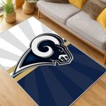 nfl los angeles rams football team logo sport carpet area rug home decor gift living room lar263