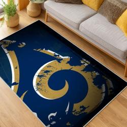 NFL Los Angeles Rams Football Team Logo Sport Carpet Area Rug Home Decor Gift LAR271