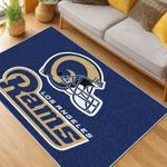 nfl los angeles rams football team logo sport carpet area rug home decor gift living room lar66