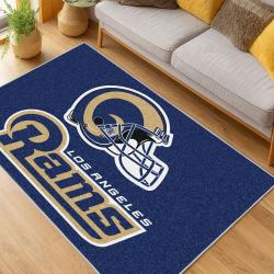NFL Los Angeles Rams Football Team Logo Sport Carpet Area Rug Home Decor Gift LAR66