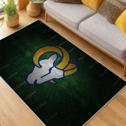 NFL Los Angeles Rams Football Team Logo Sport Carpet Area Rug Home Decor Gift LAR67